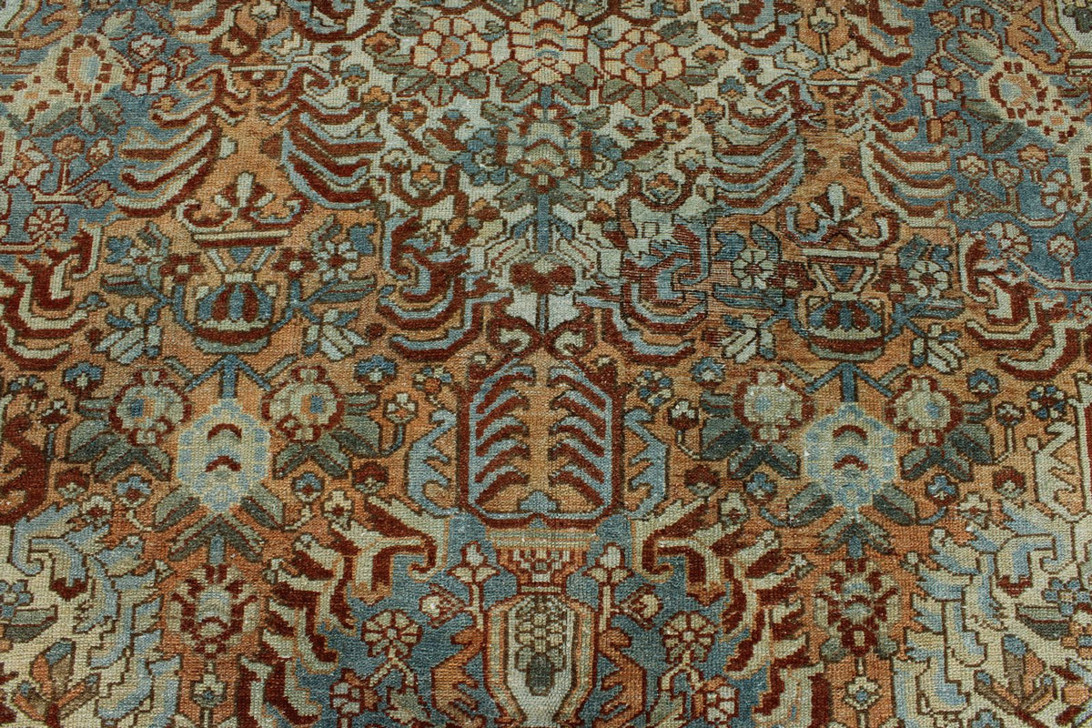 12x13 Rust and Multicolor Persian Rug