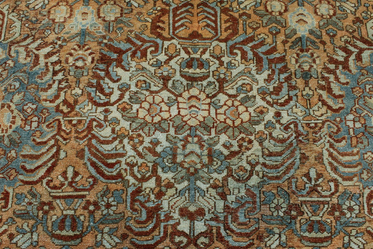 12x13 Rust and Multicolor Persian Rug
