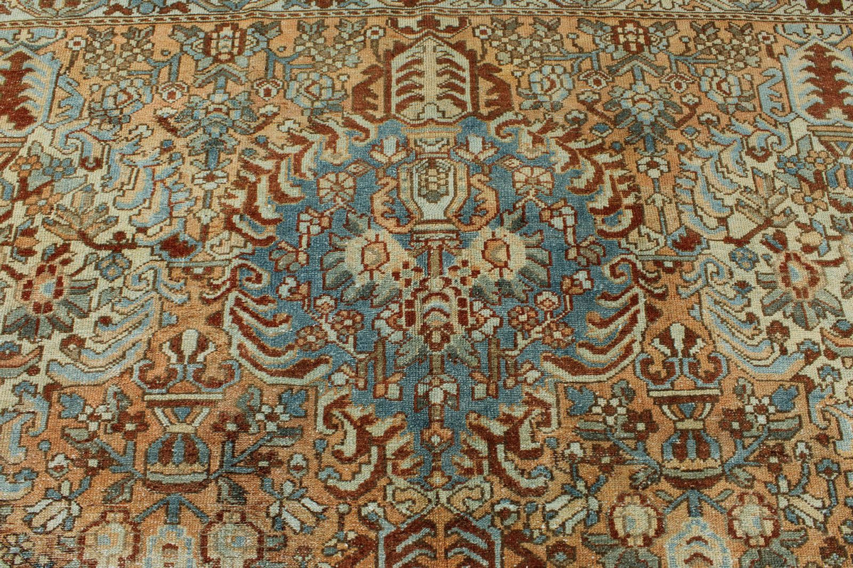 12x13 Rust and Multicolor Persian Rug