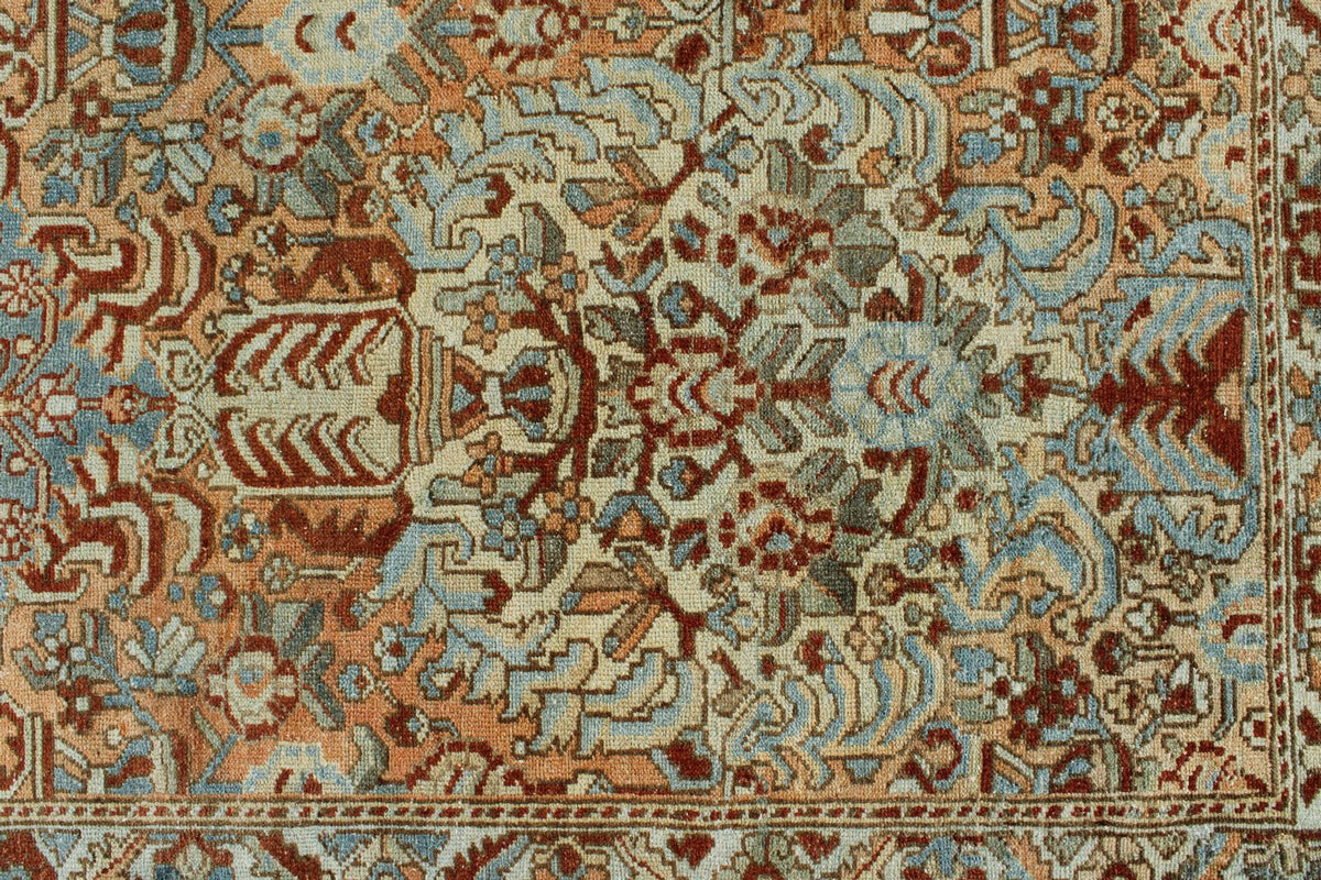 12x13 Rust and Multicolor Persian Rug
