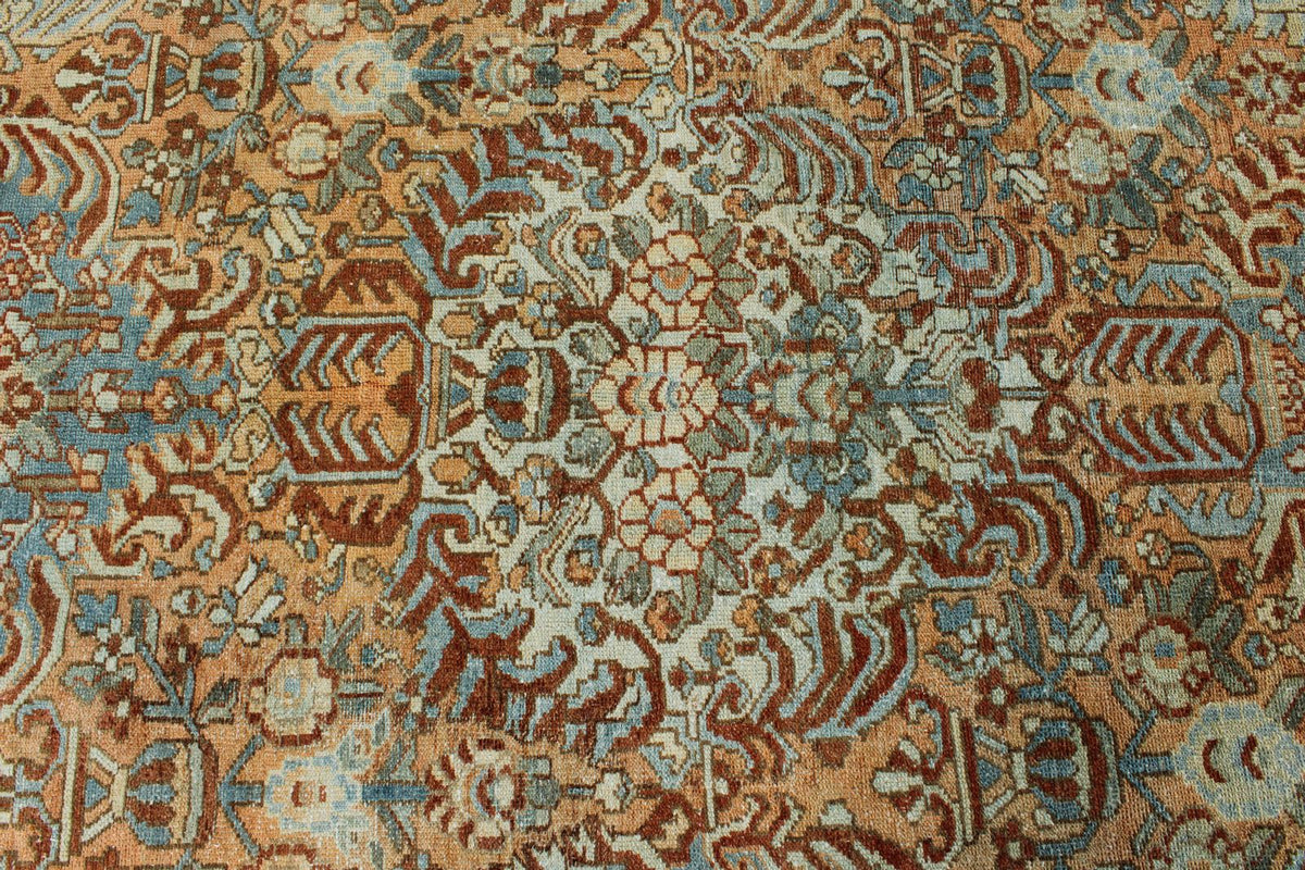 12x13 Rust and Multicolor Persian Rug