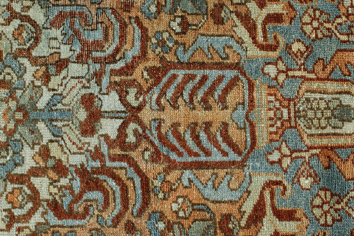 12x13 Rust and Multicolor Persian Rug