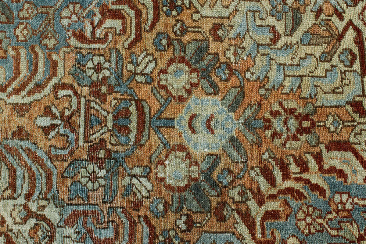 12x13 Rust and Multicolor Persian Rug
