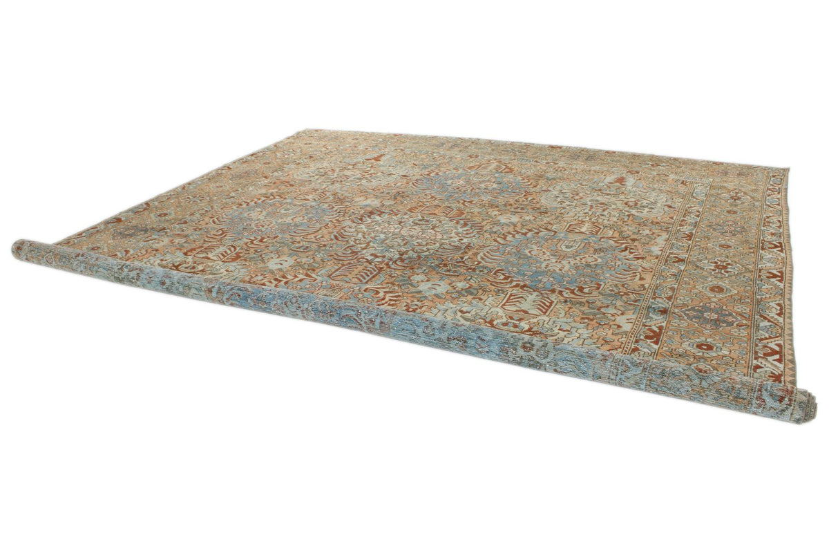 12x13 Rust and Multicolor Persian Rug