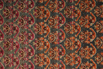 6x11 Charcoal and Multicolor Persian Tribal Rug