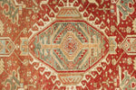 5x12 Red and Olive Green Anatolian Tribal Runner