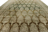 14x22 Brown and Light Green Anatolian Traditional Rug