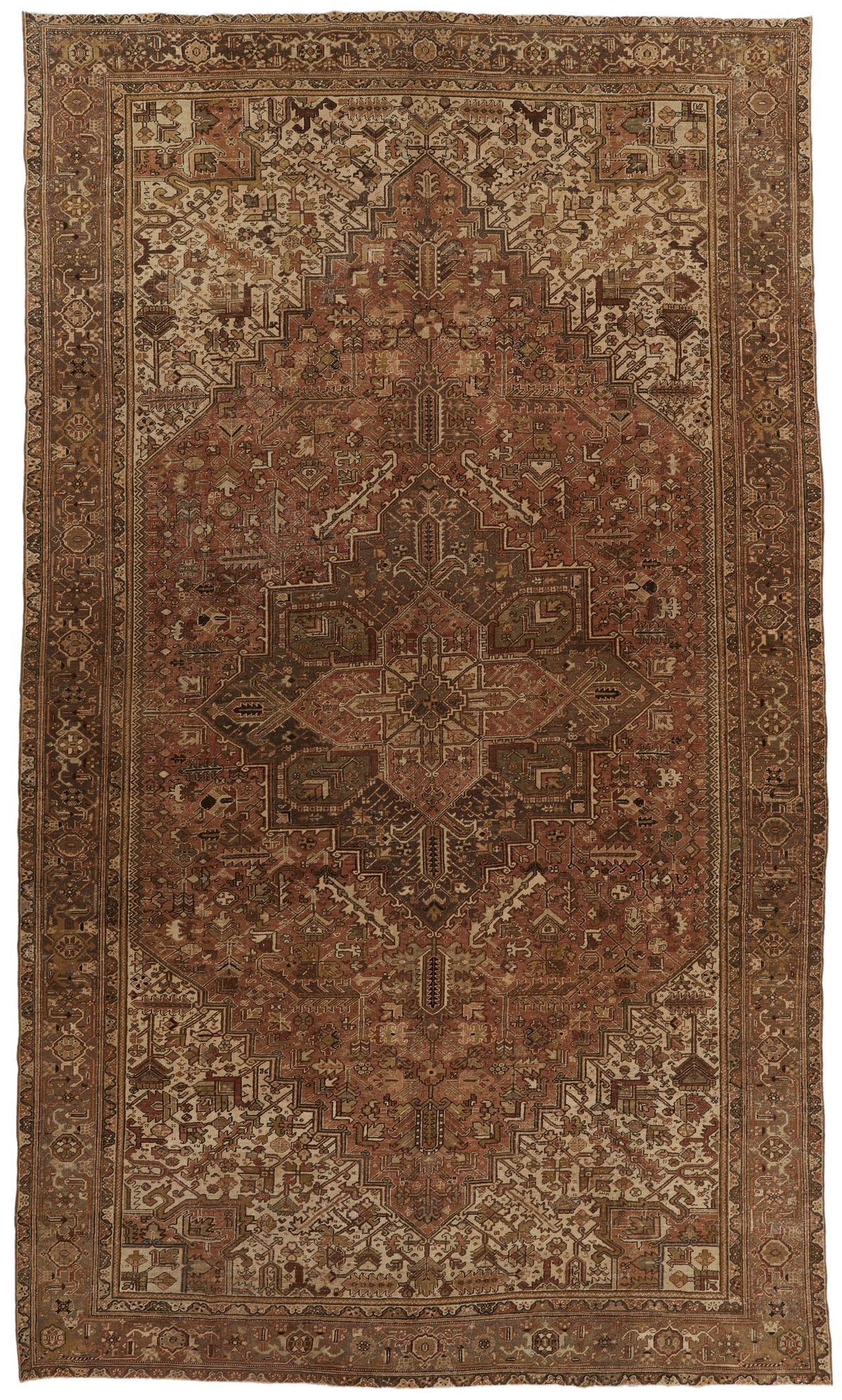 11x18 Rust and Brown Persian Rug