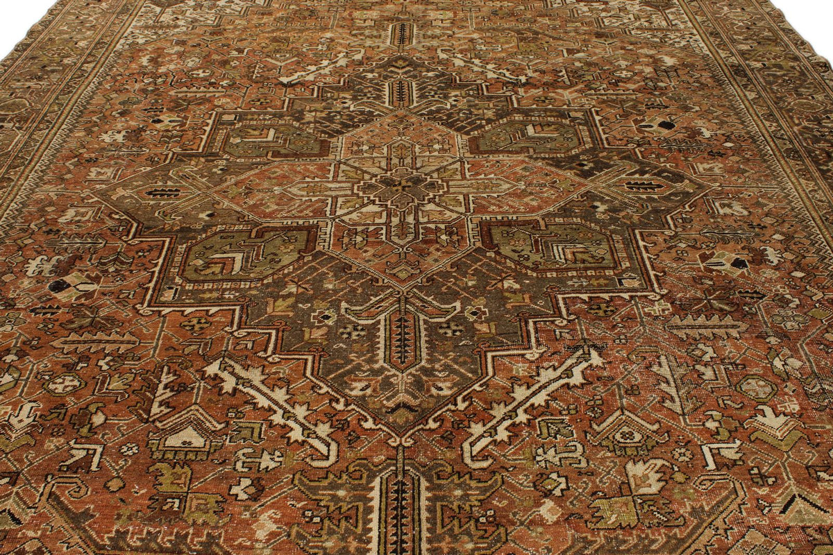 11x18 Rust and Brown Persian Rug
