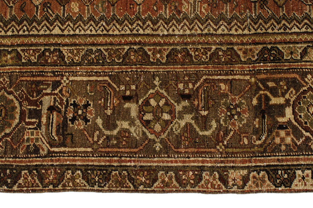 11x18 Rust and Brown Persian Rug