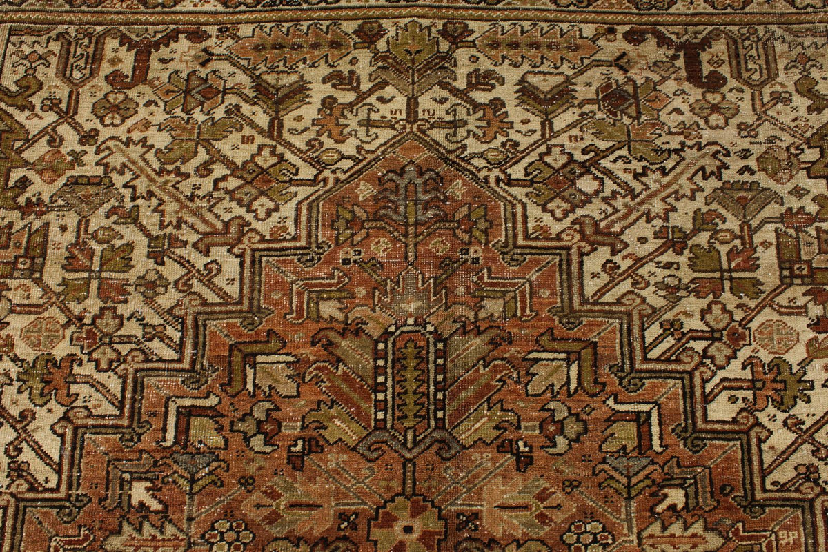 11x18 Rust and Brown Persian Rug