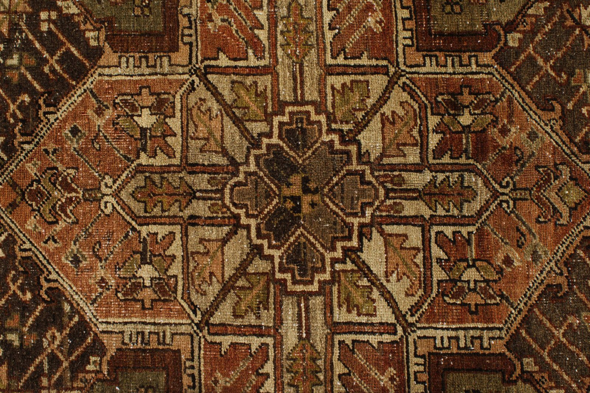 11x18 Rust and Brown Persian Rug