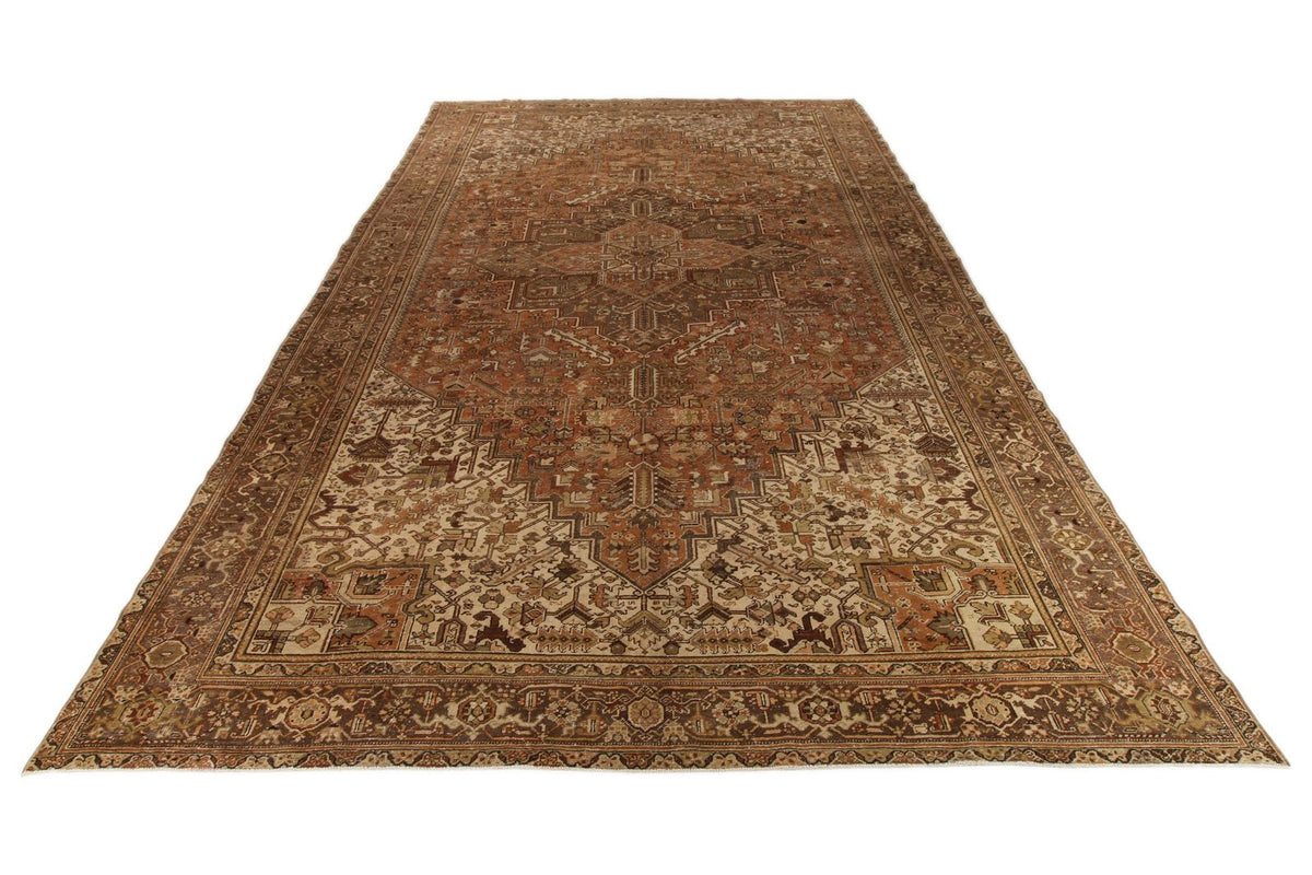 11x18 Rust and Brown Persian Rug