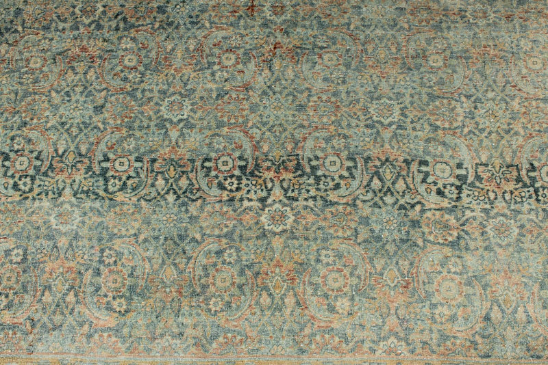 11x18 Navy and Multicolor Persian Traditional Rug