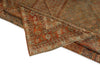 8x16 Olive Green and Rust Turkish Tribal Runner