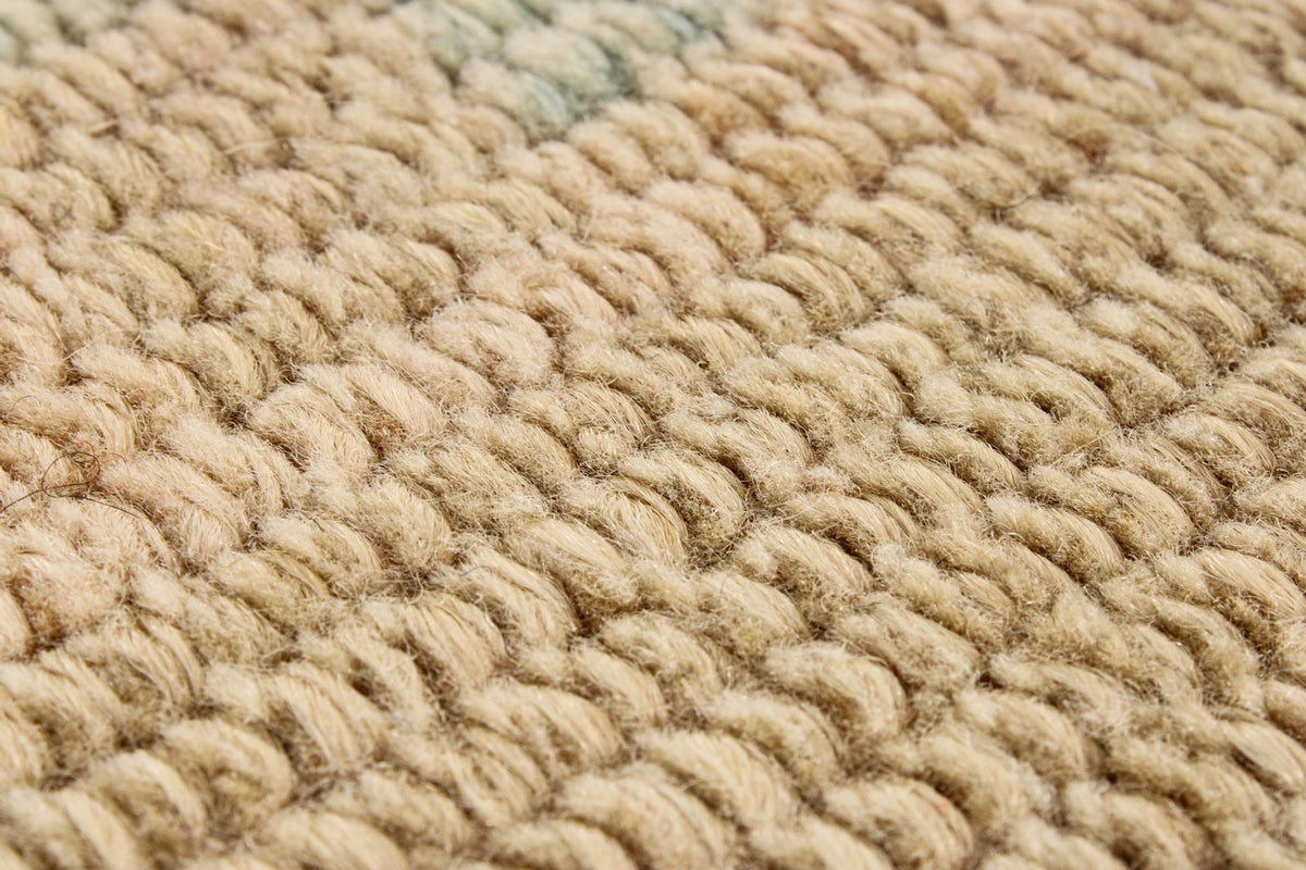 8x16 Peach and Blue Turkish Tribal Rug