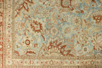 10x13 Blue and Rust Persian Traditional Rug