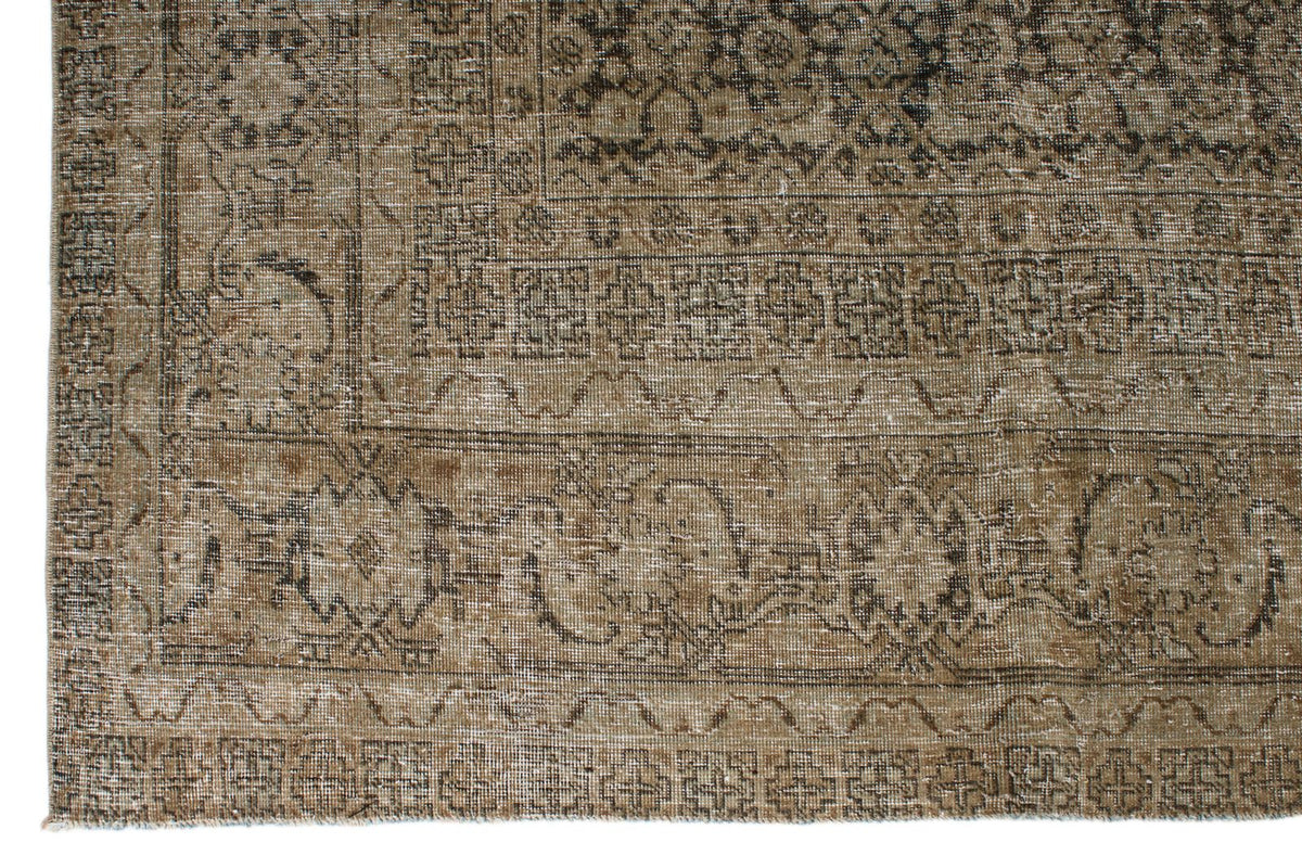 10x13 Brown and Light Brown Persian Traditional Rug