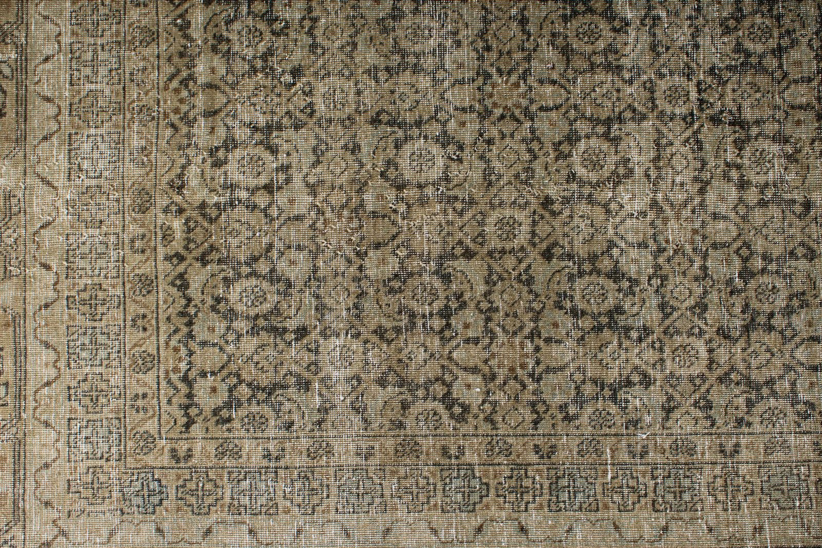 10x13 Brown and Light Brown Persian Traditional Rug