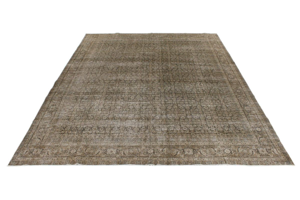 10x13 Brown and Light Brown Persian Traditional Rug
