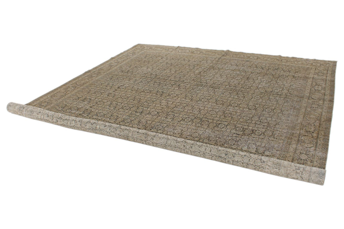 10x13 Brown and Light Brown Persian Traditional Rug