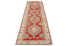 3x10 Red and Beige Anatolian Tribal Runner