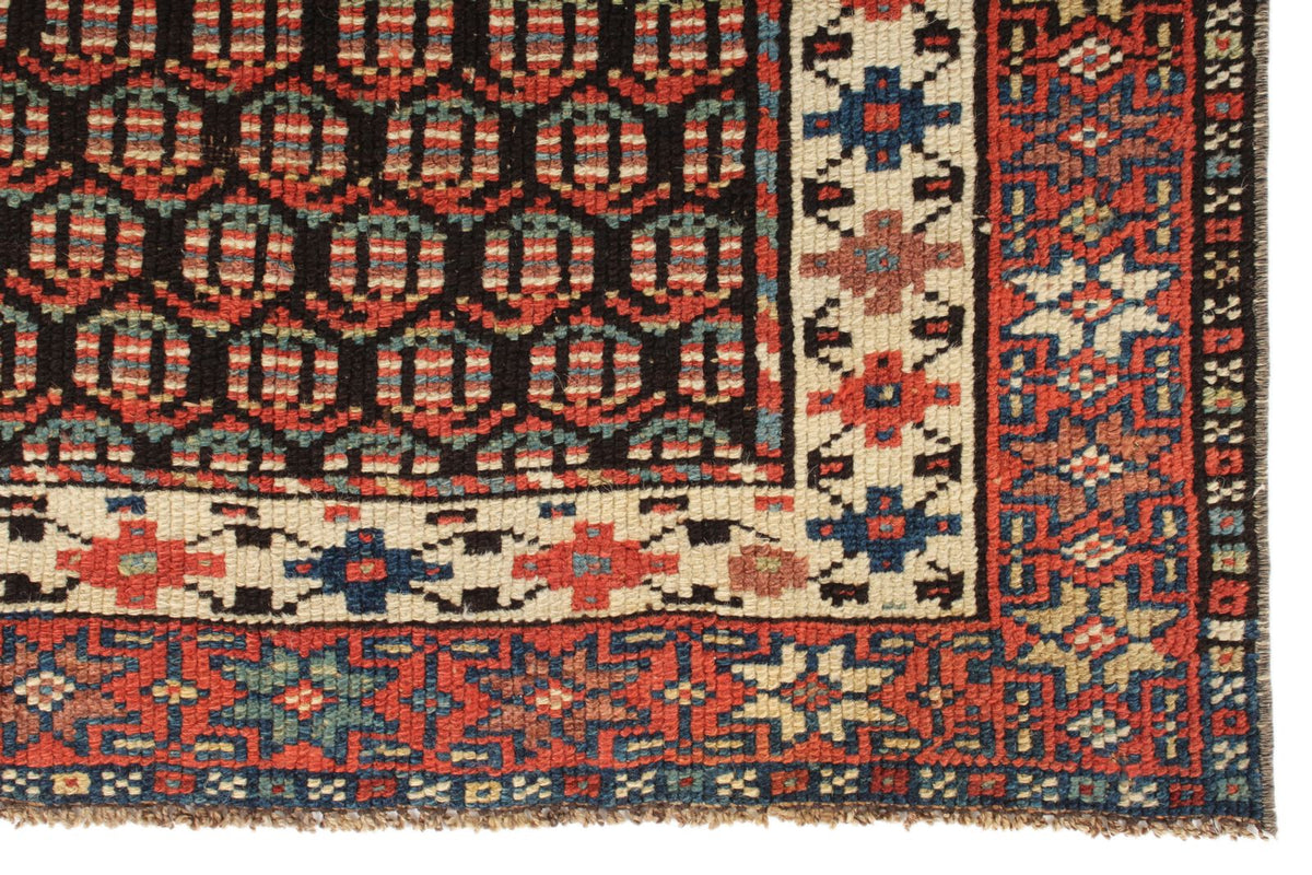 3x13 Red and Multicolor Anatolian Tribal Runner