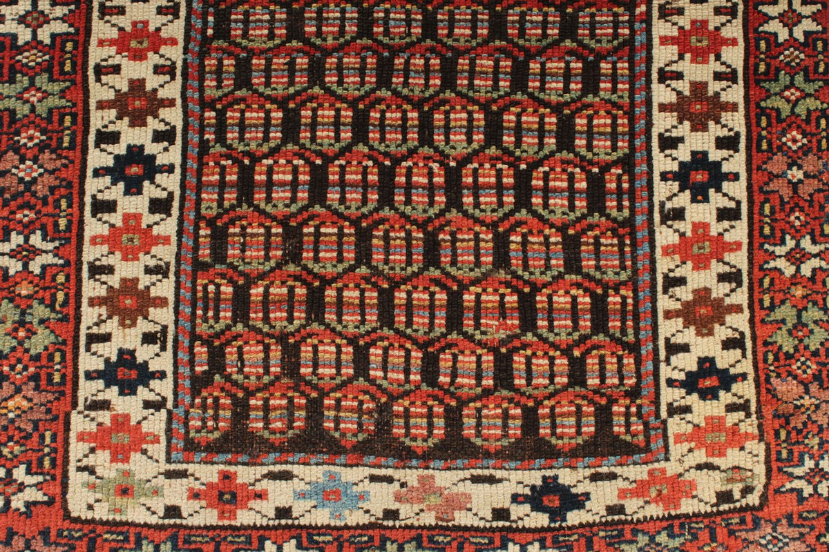 3x13 Red and Multicolor Anatolian Tribal Runner