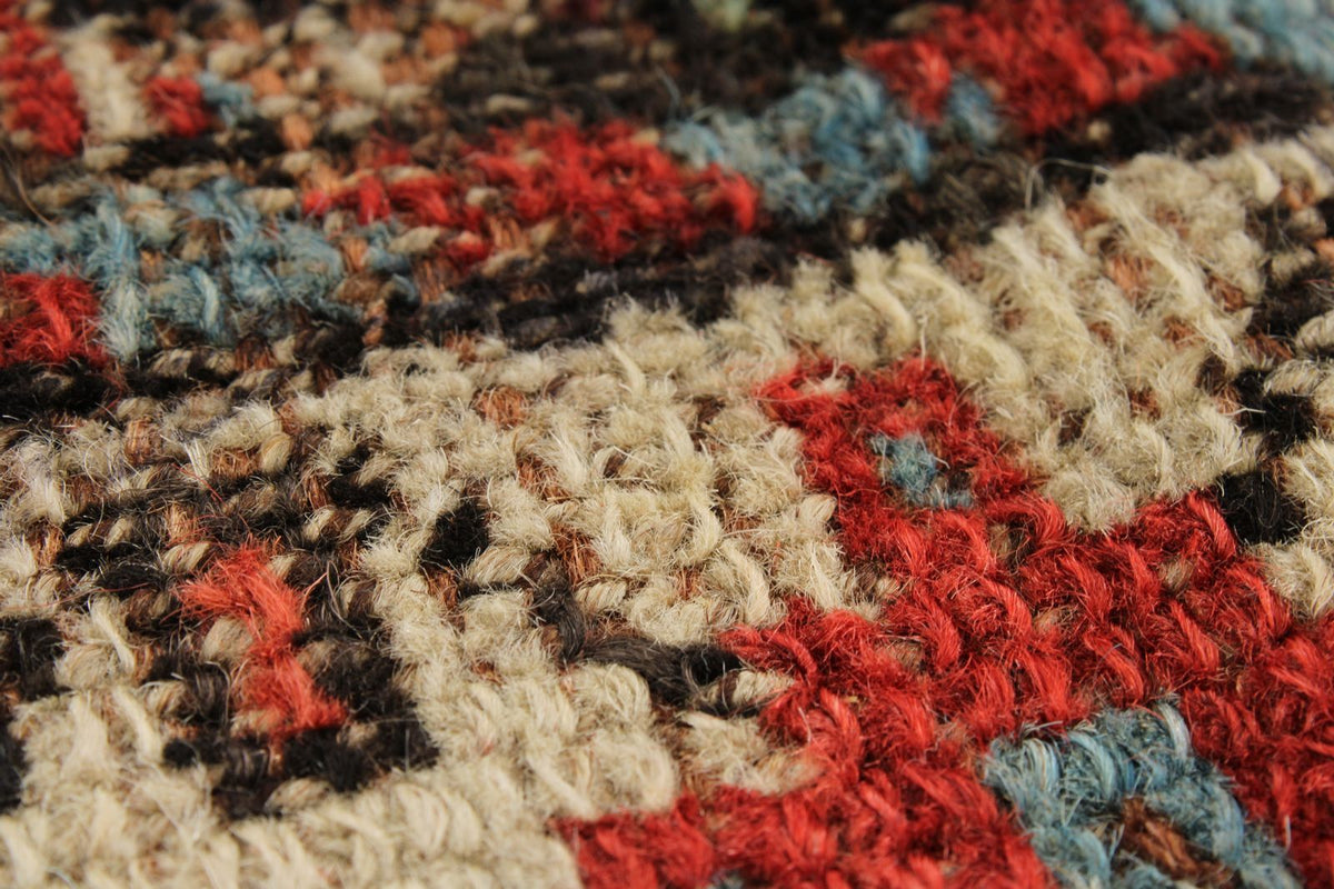 3x13 Red and Multicolor Anatolian Tribal Runner