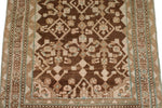 4x10 Brown and Camel Persian Traditional Runner