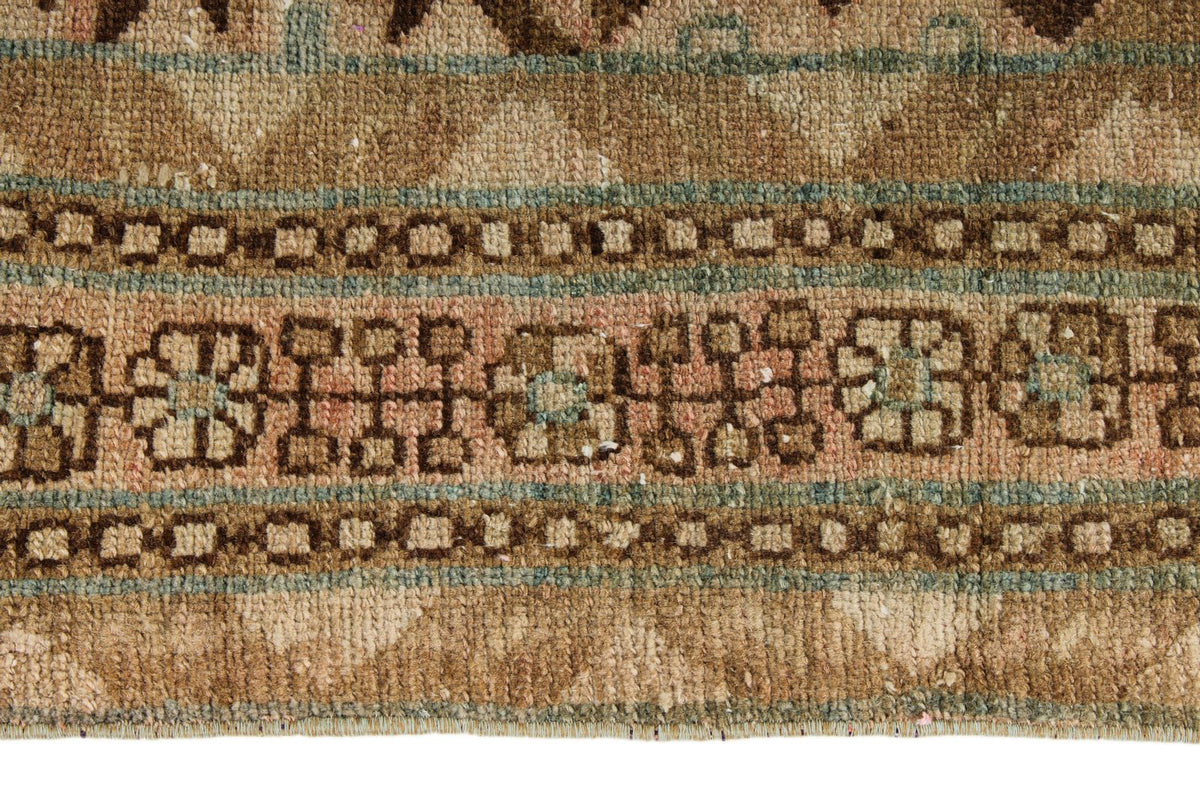 4x10 Brown and Camel Persian Traditional Runner