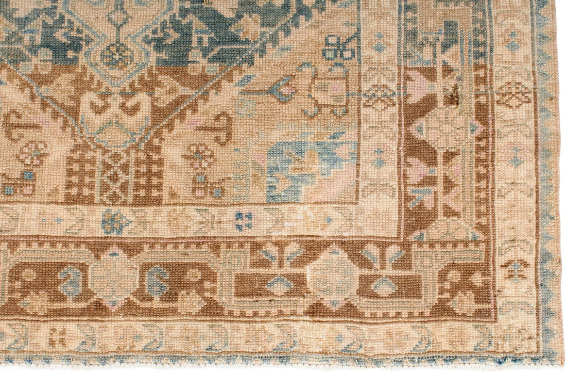 4x17 Camel and IVory Anatolian Tribal Runner
