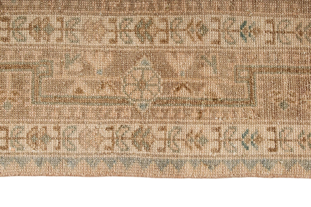 4x17 Camel and IVory Anatolian Tribal Runner