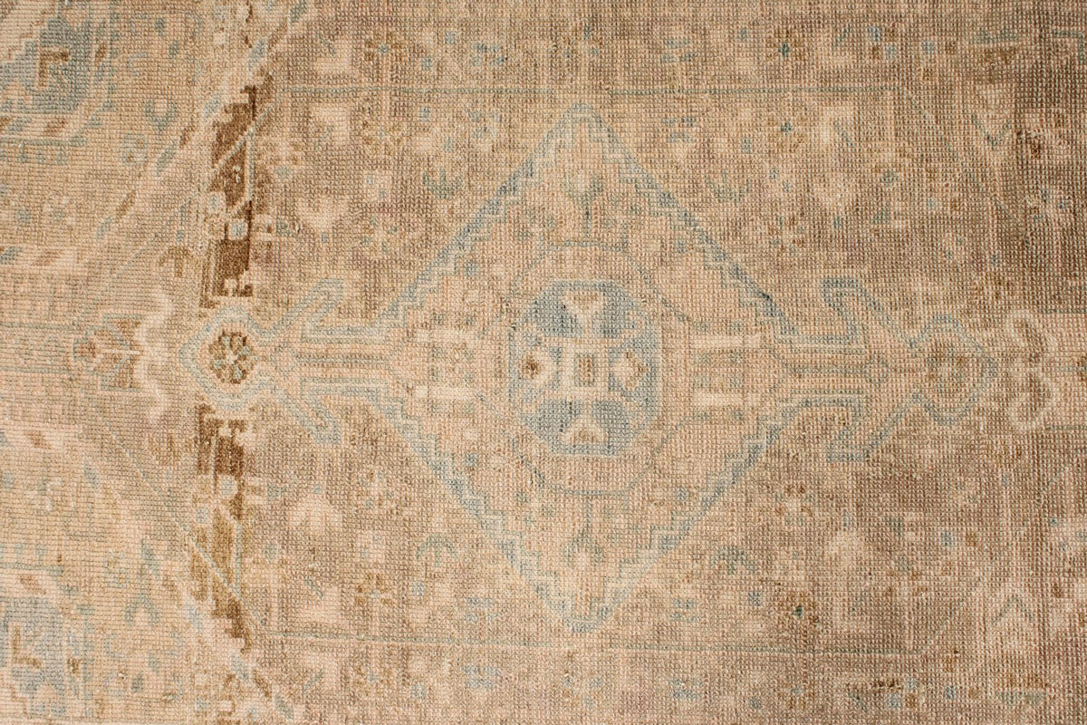 4x17 Camel and IVory Anatolian Tribal Runner