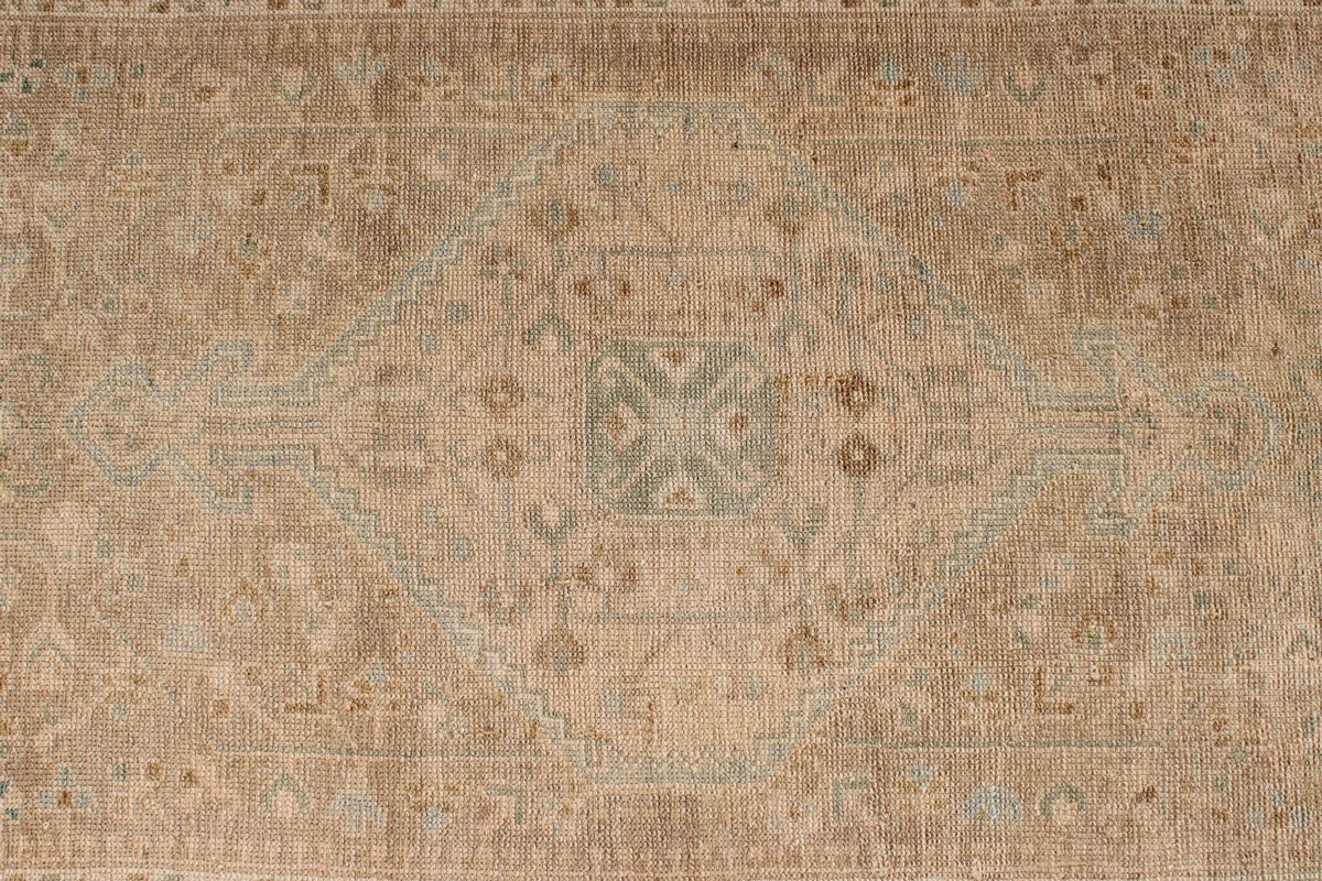 4x17 Camel and IVory Anatolian Tribal Runner