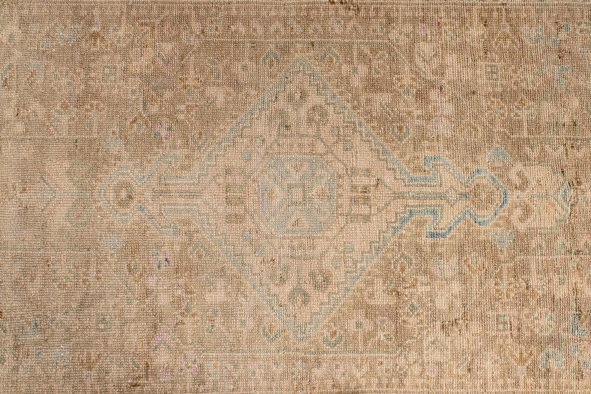 4x17 Camel and IVory Anatolian Tribal Runner