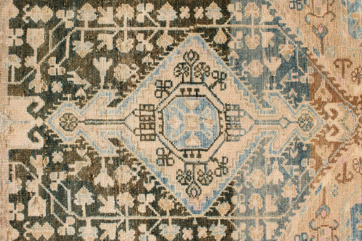 4x17 Camel and IVory Anatolian Tribal Runner
