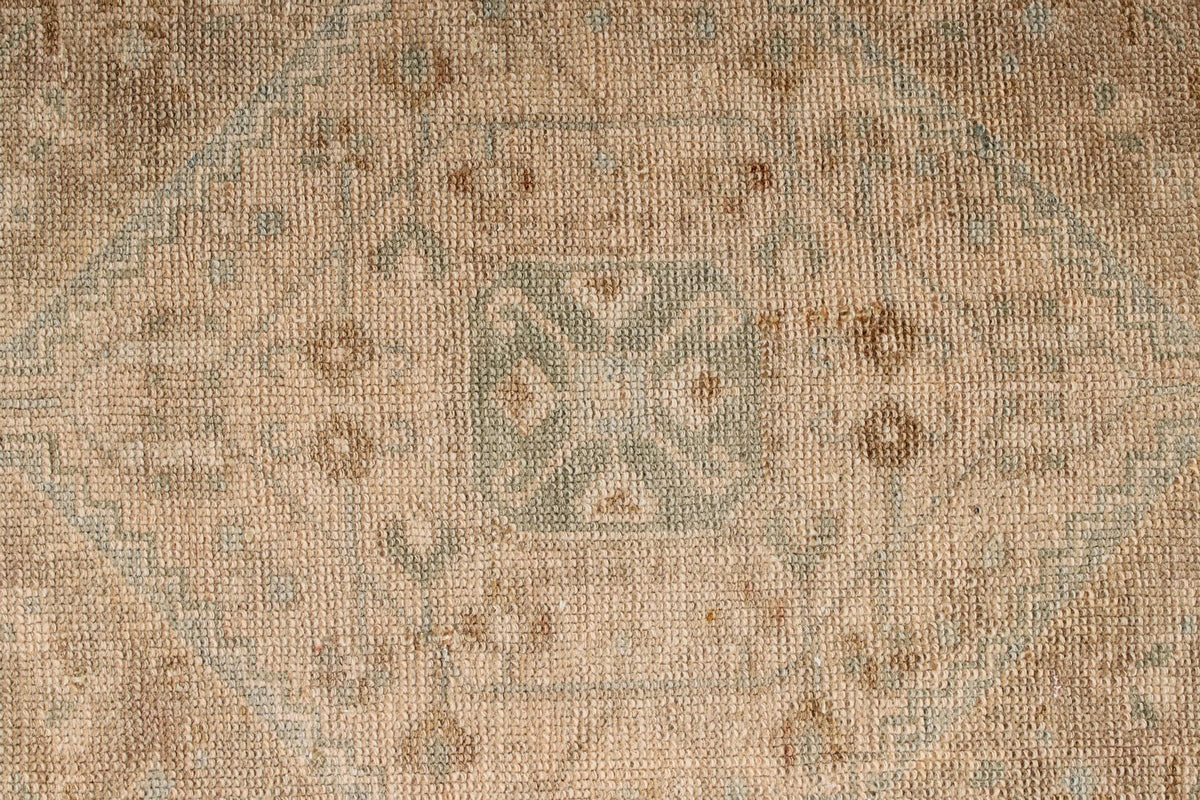 4x17 Camel and IVory Anatolian Tribal Runner