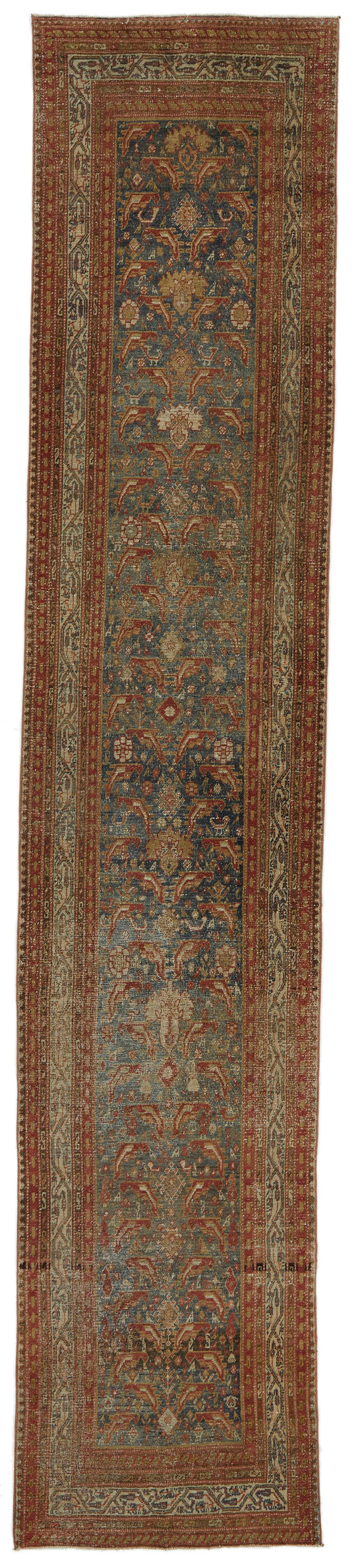 3x16 Red and Multicolor Anatolian Tribal Runner