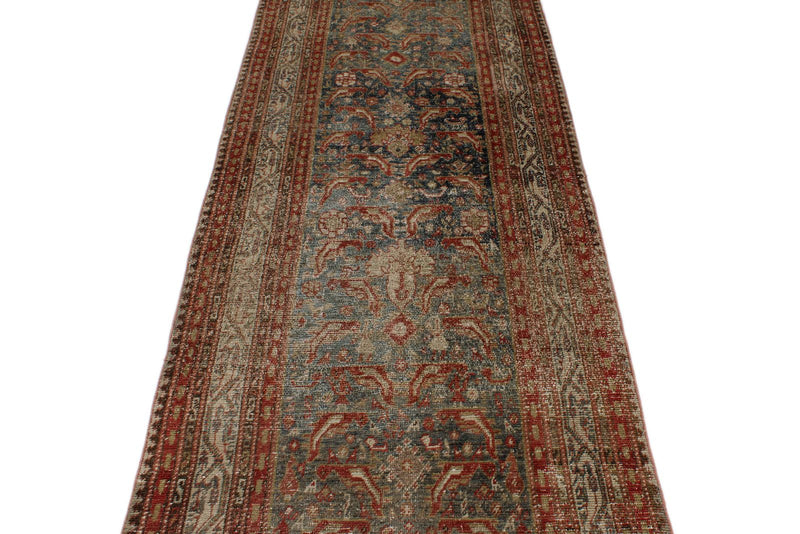 3x16 Red and Multicolor Anatolian Tribal Runner