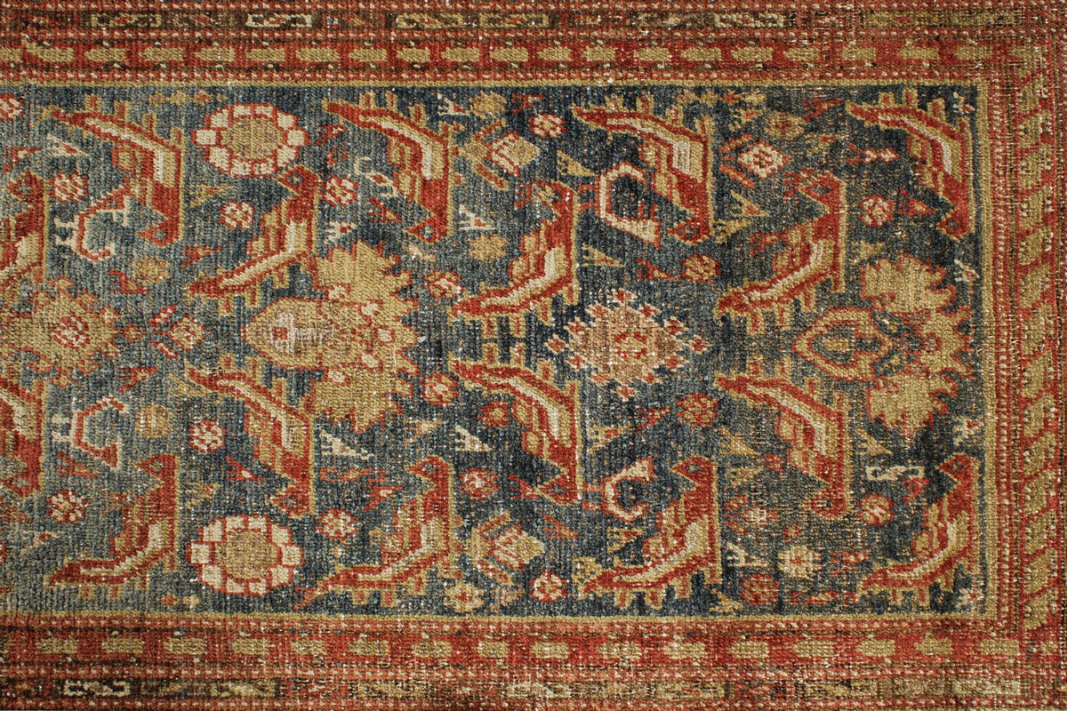 3x16 Red and Multicolor Anatolian Tribal Runner