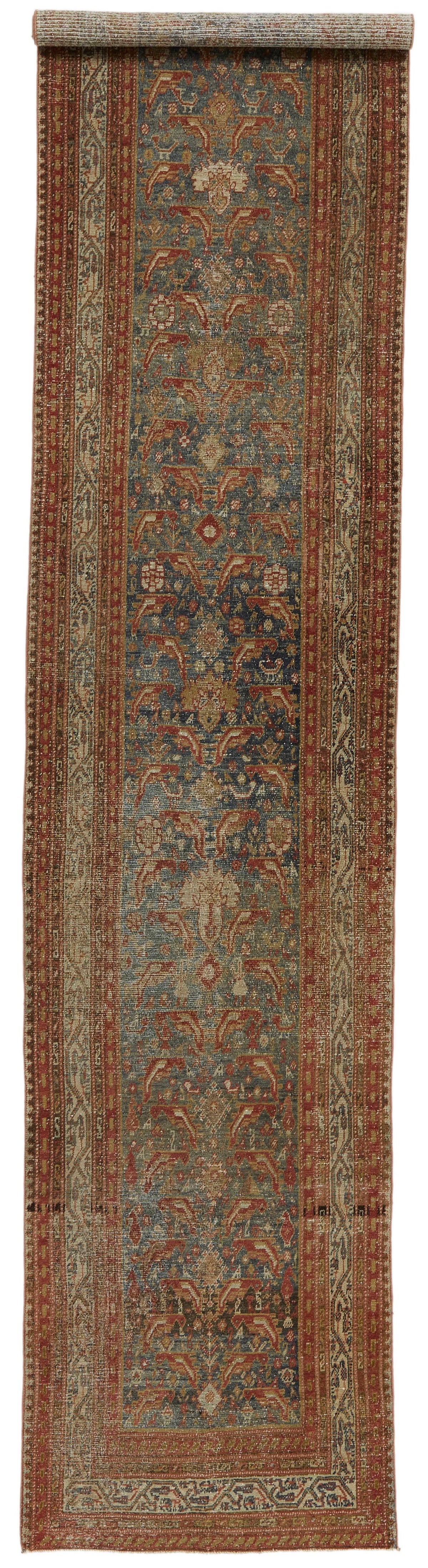 3x16 Red and Multicolor Anatolian Tribal Runner