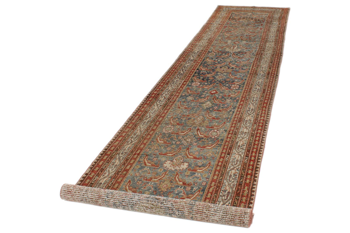 3x16 Red and Multicolor Anatolian Tribal Runner