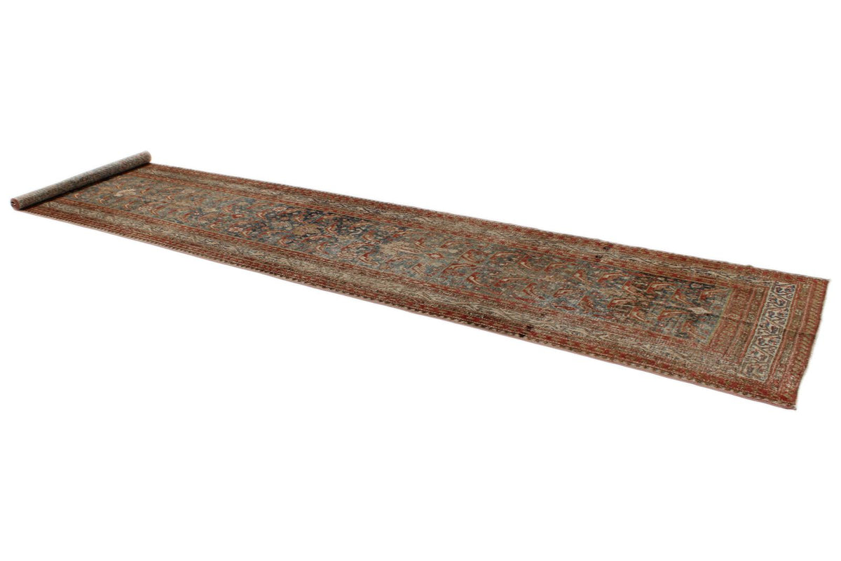 3x16 Red and Multicolor Anatolian Tribal Runner