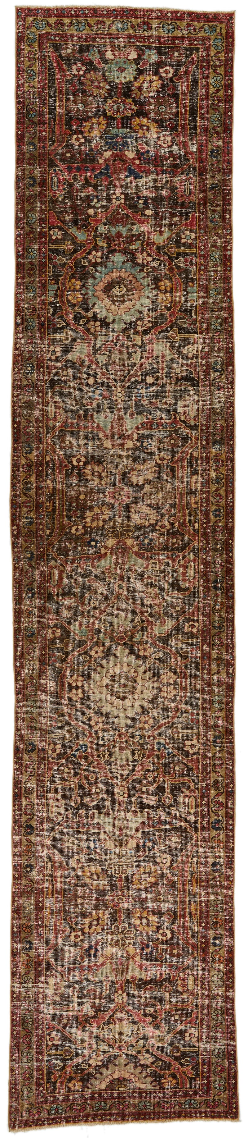 3x16 Brown and multicolor Persian Runner