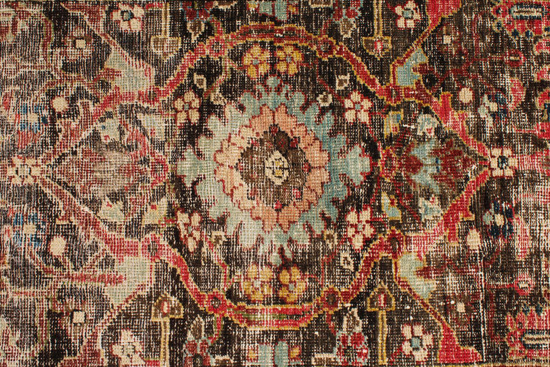 3x16 Brown and multicolor Persian Runner