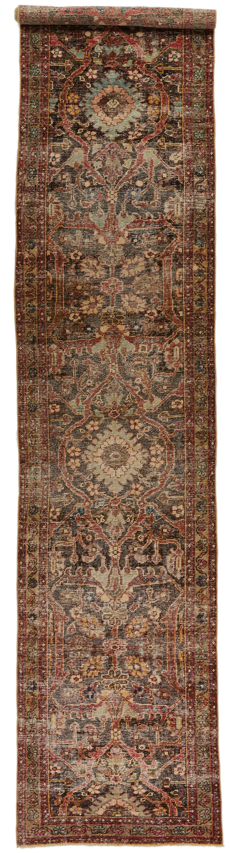 3x16 Brown and multicolor Persian Runner