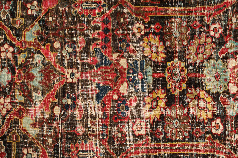 3x16 Brown and multicolor Persian Runner