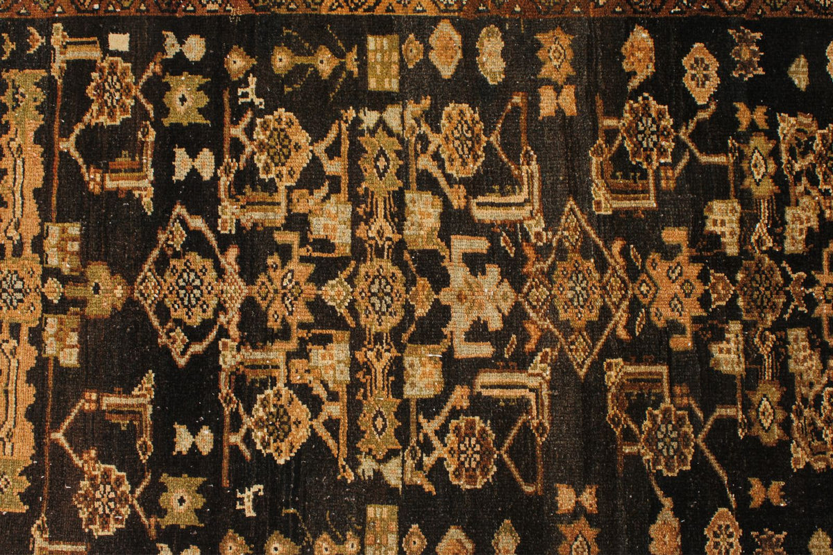 4x13 Brown and Camel Persian Runner