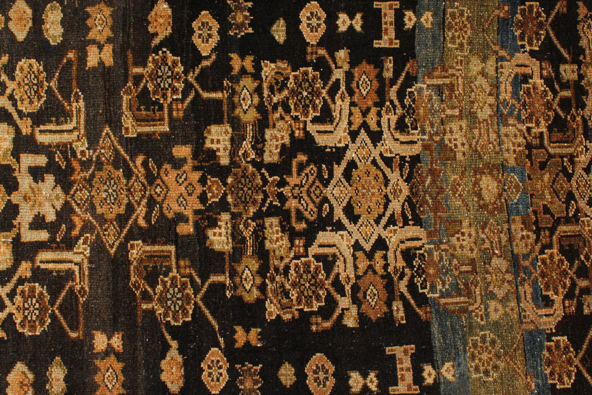 4x13 Brown and Camel Persian Runner